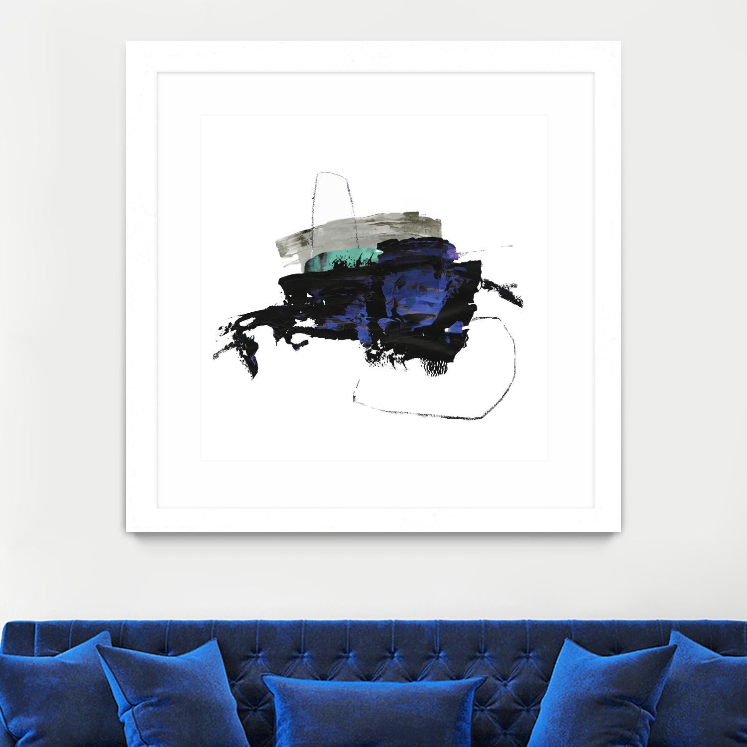 Splash I by PI Studio on GIANT ART - white abstract