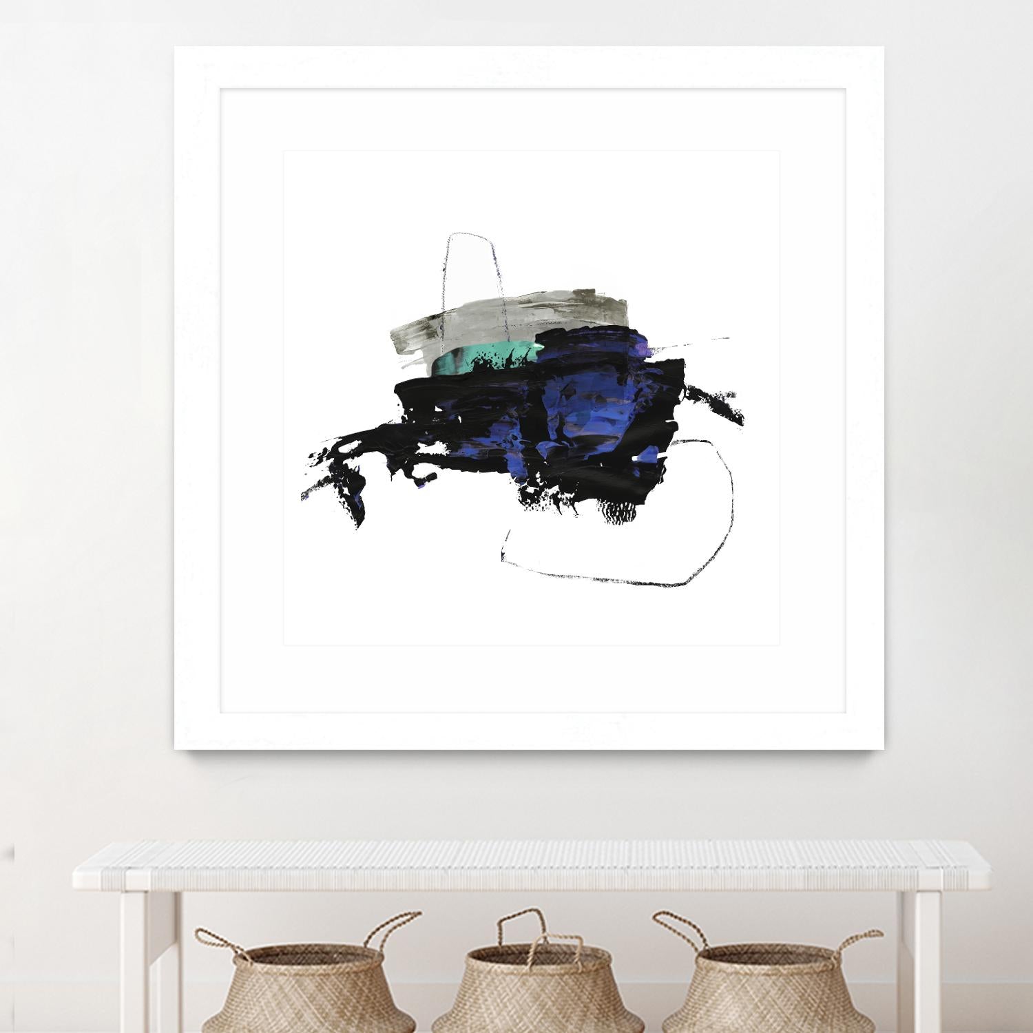Splash I by PI Studio on GIANT ART - white abstract