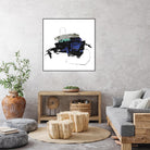 Splash I by PI Studio on GIANT ART - white abstract