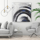 Stroke II by PI Studio on GIANT ART - blue abstract