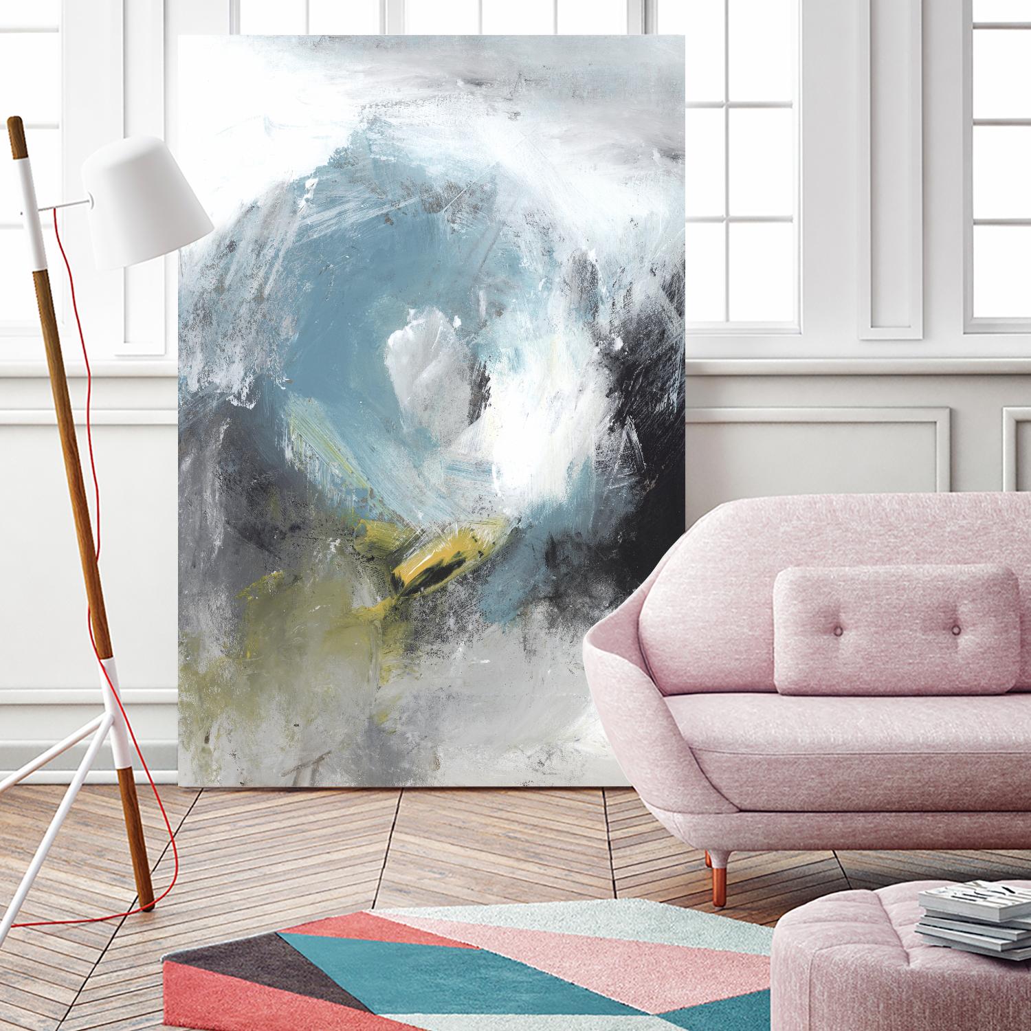 Aquamarine II by PI Studio on GIANT ART - blue abstract