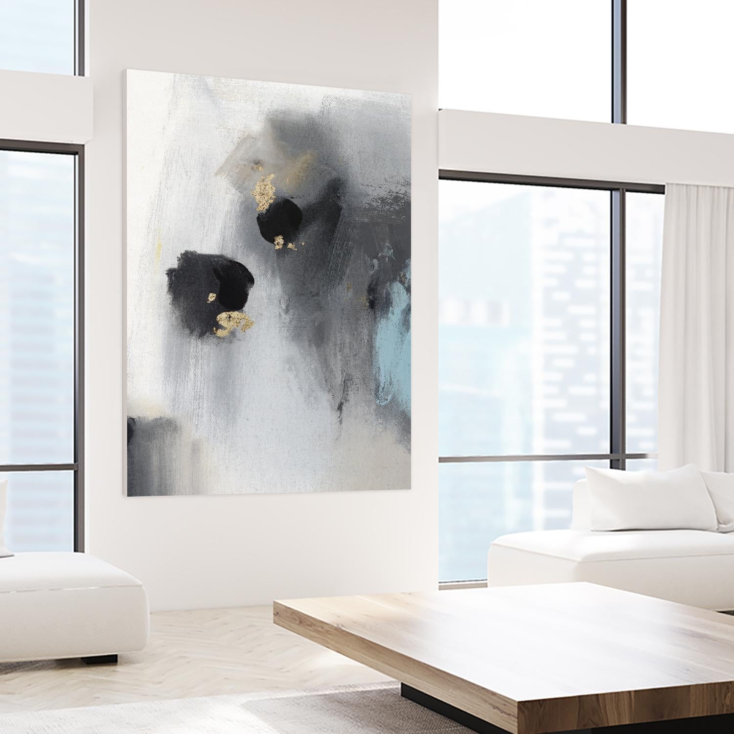 Foggy Days II by PI Studio on GIANT ART - black abstract