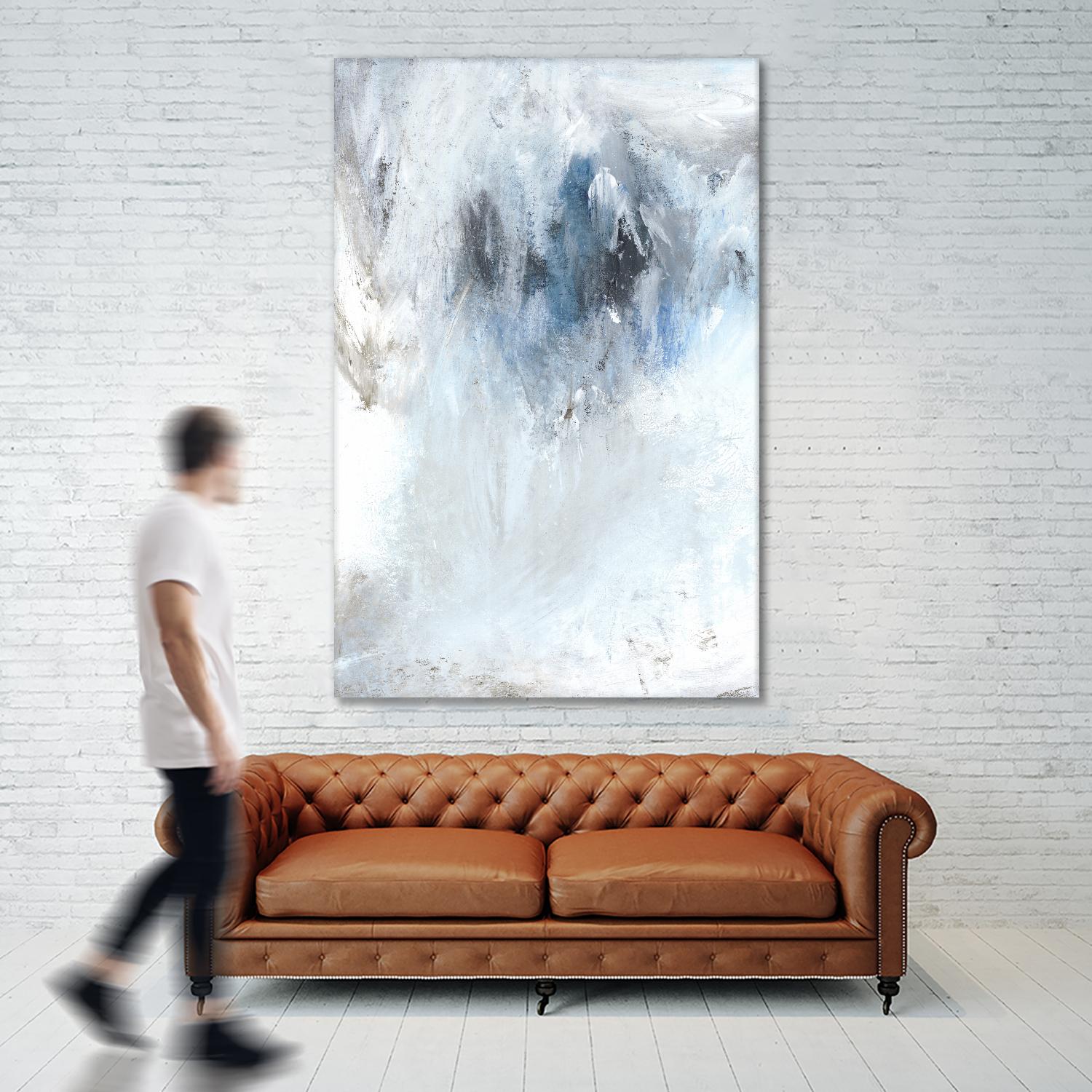 Winter Wonderland II by PI Studio on GIANT ART - blue abstract