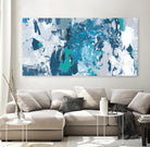 Tainted Blue by PI Studio on GIANT ART - white abstract