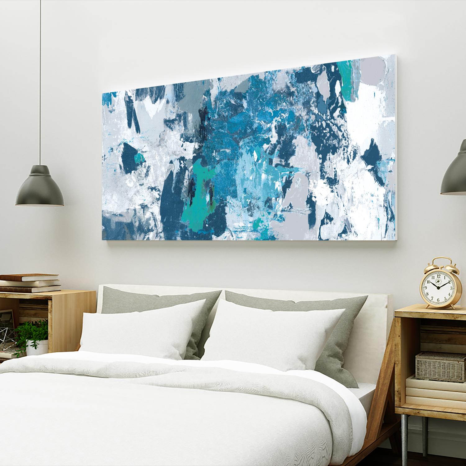 Tainted Blue by PI Studio on GIANT ART - white abstract
