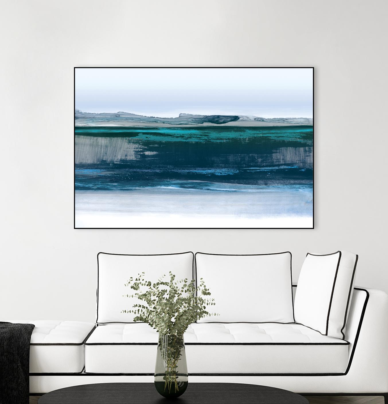 Smooth Blue by PI Studio on GIANT ART - blue abstract
