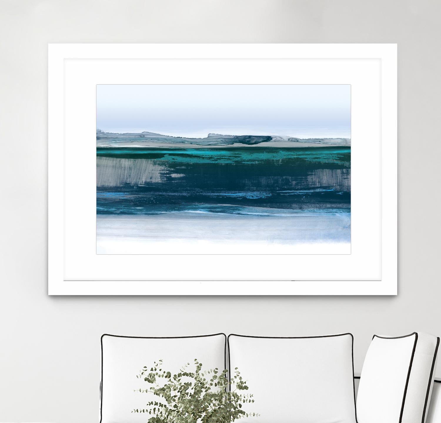 Smooth Blue by PI Studio on GIANT ART - blue abstract