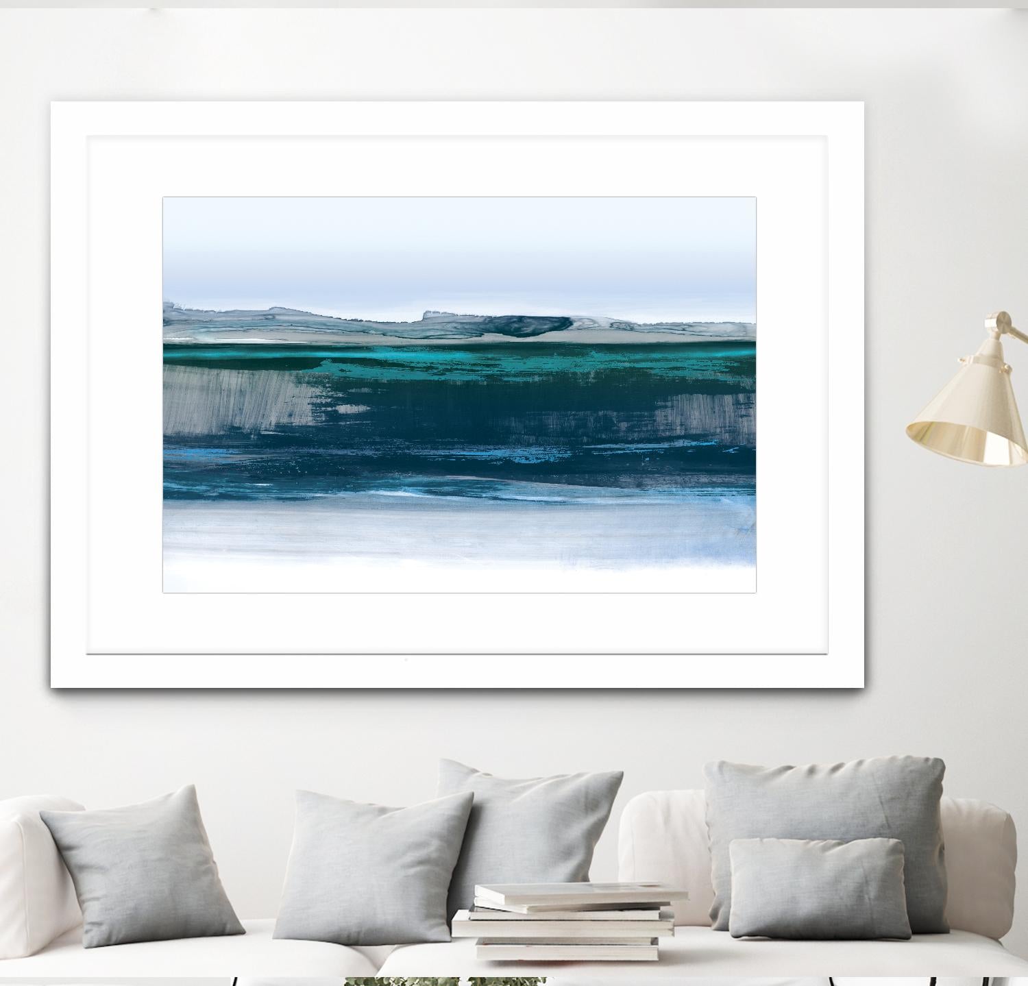Smooth Blue by PI Studio on GIANT ART - blue abstract