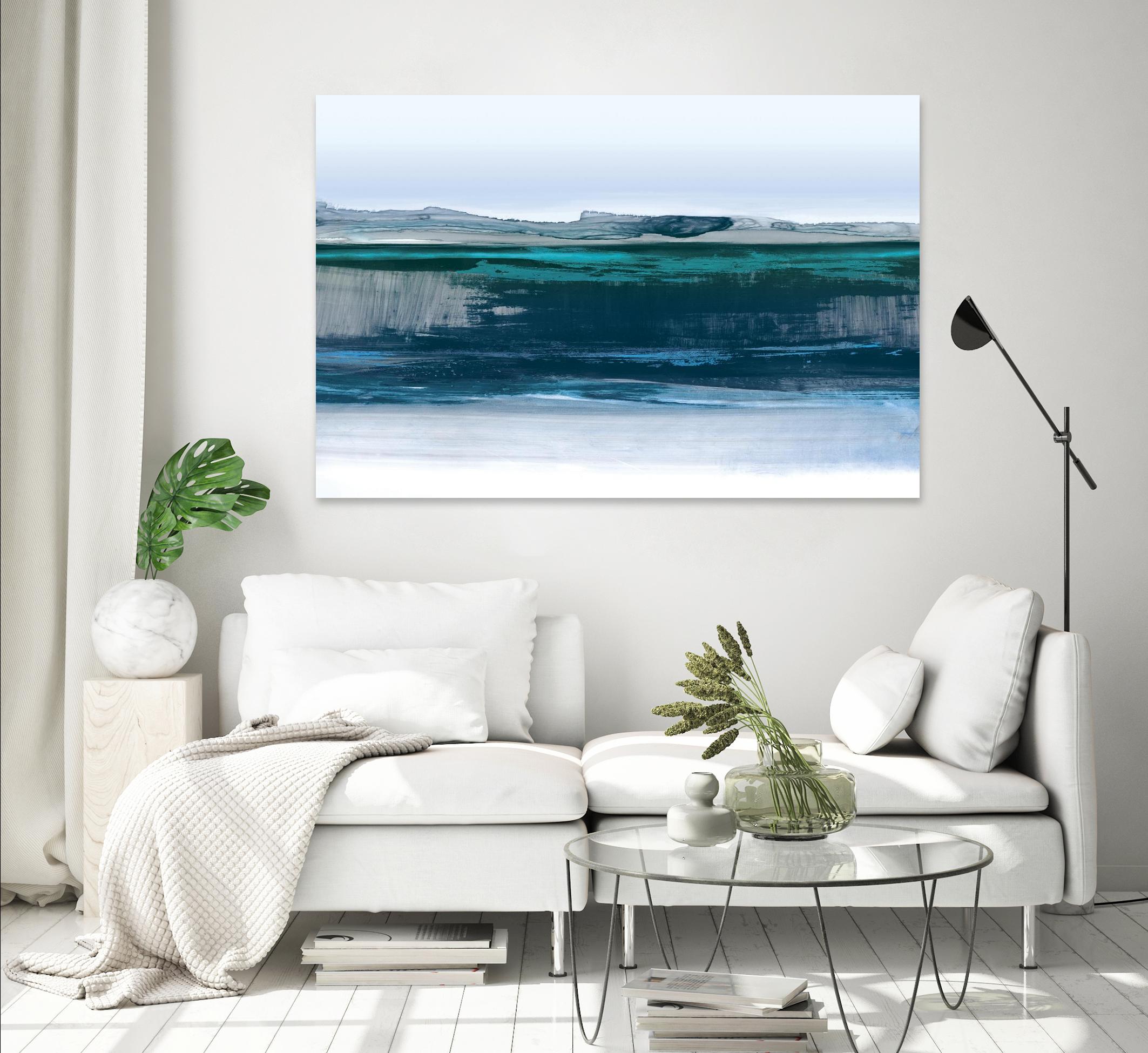Smooth Blue by PI Studio on GIANT ART - blue abstract