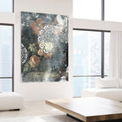 Doily I by PI Studio on GIANT ART - red abstract