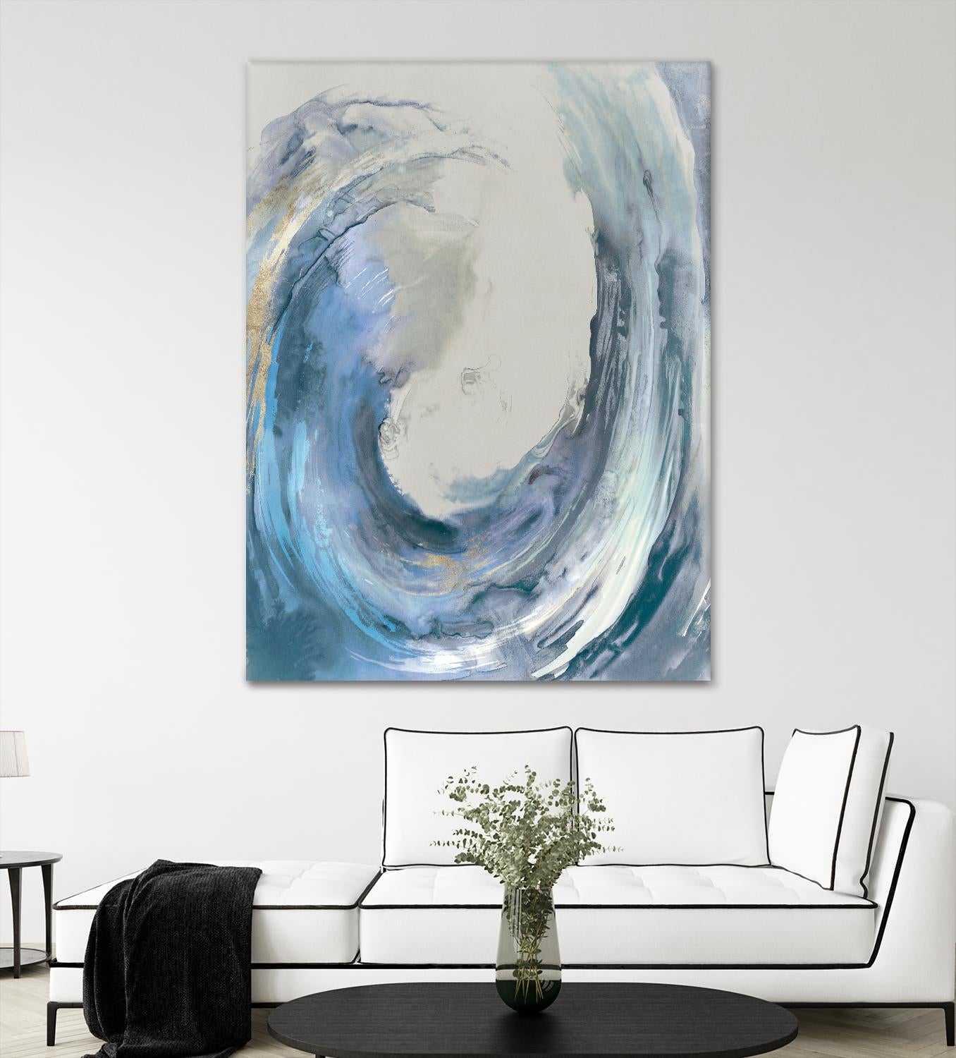 Water Collar by PI Studio on GIANT ART - gold abstract beach
