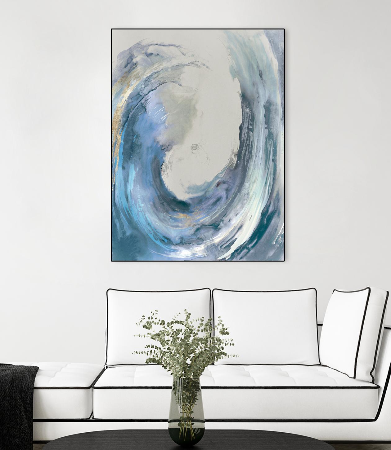 Water Collar by PI Studio on GIANT ART - gold abstract beach
