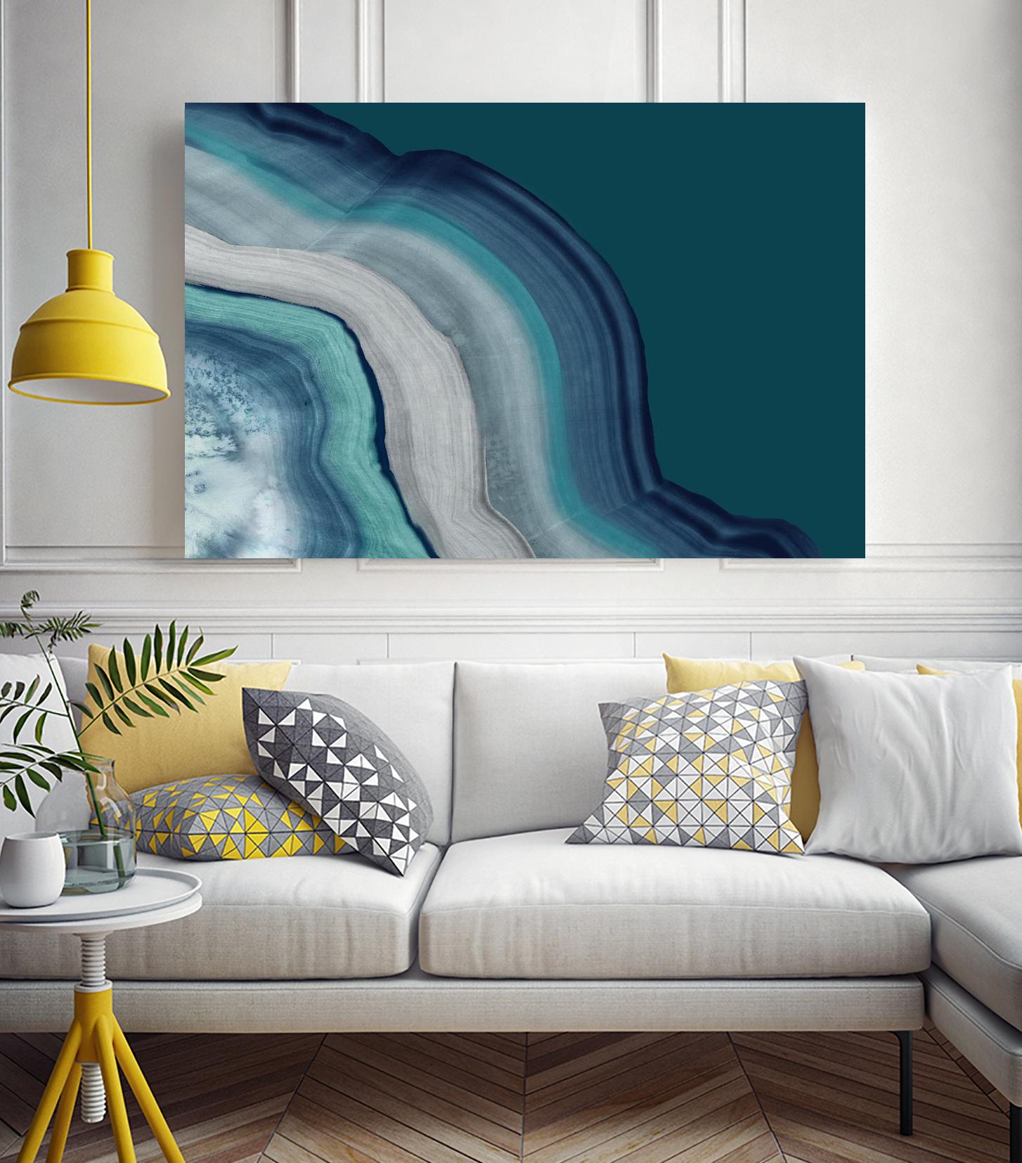 Agate Deep Blue Sea by PI Studio on GIANT ART - abstract