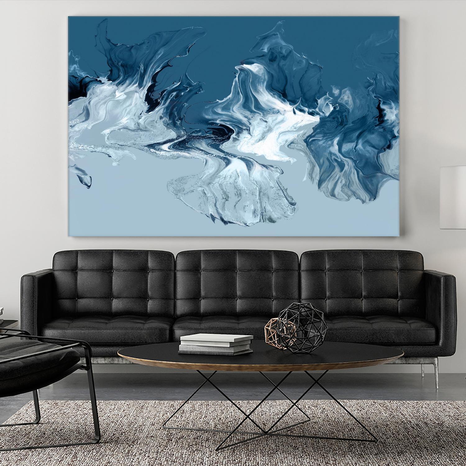 Azure Marble I by PI Studio on GIANT ART - abstract
