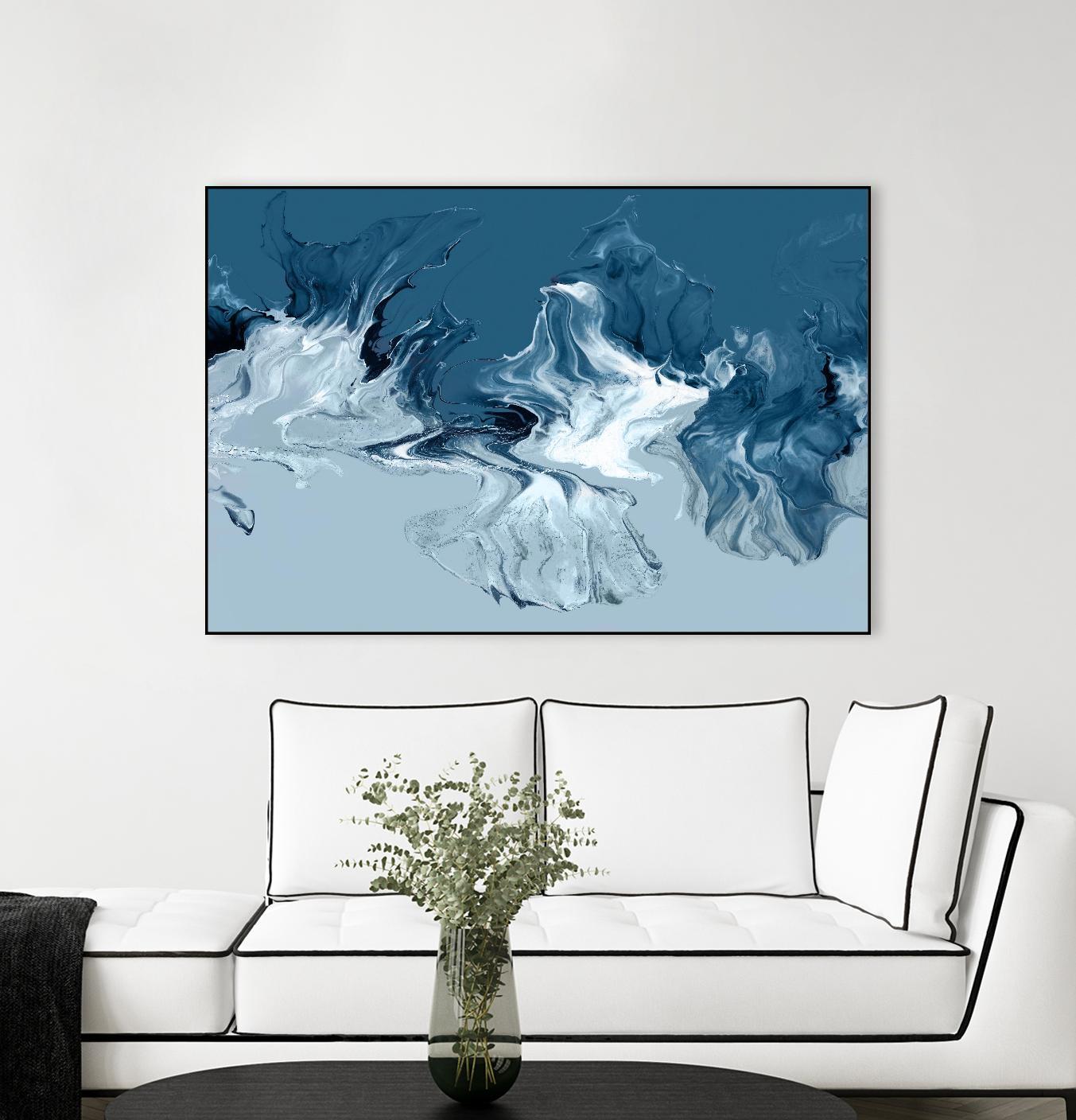 Azure Marble I by PI Studio on GIANT ART - abstract