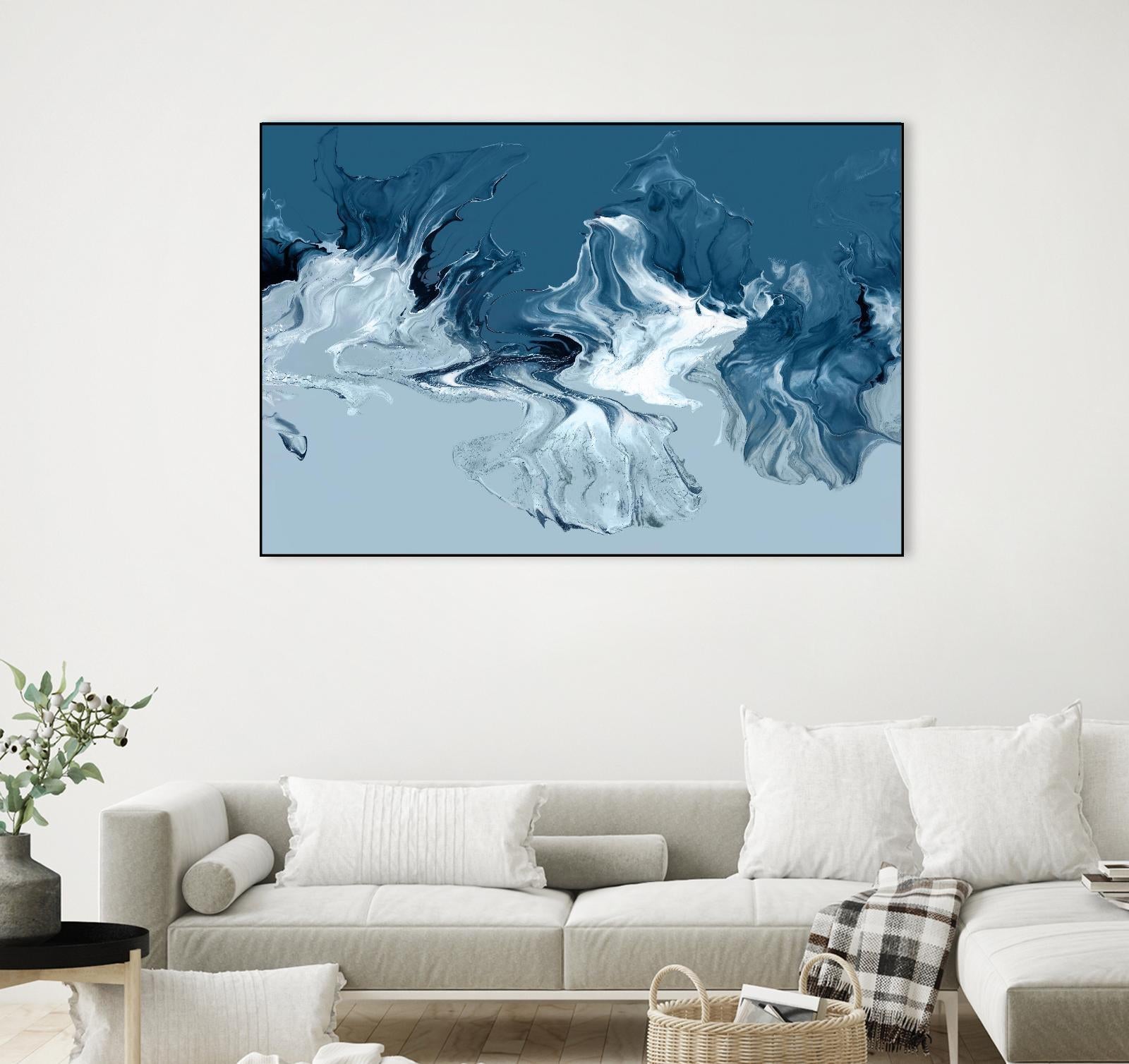Azure Marble I by PI Studio on GIANT ART - abstract