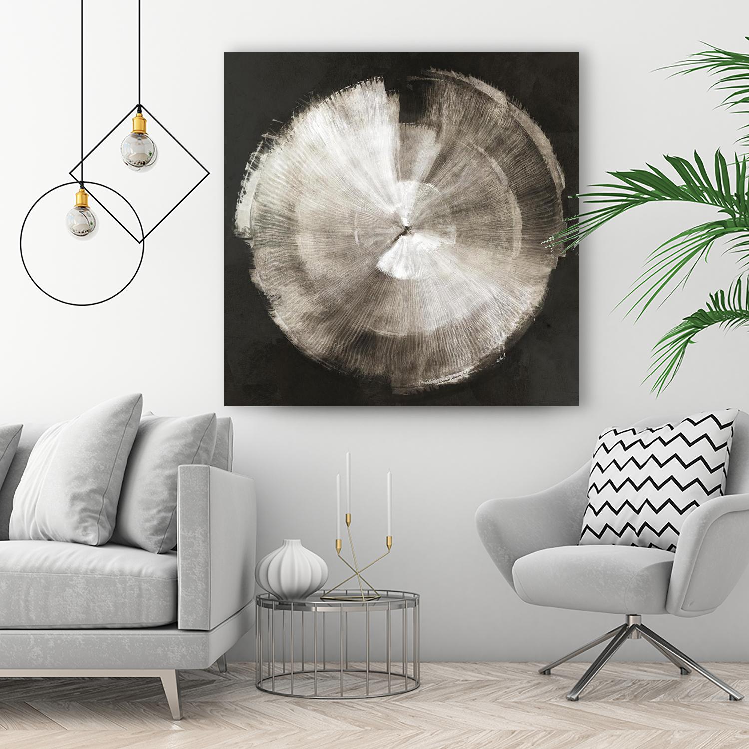 Touch of Silver by PI Studio on GIANT ART - black shape