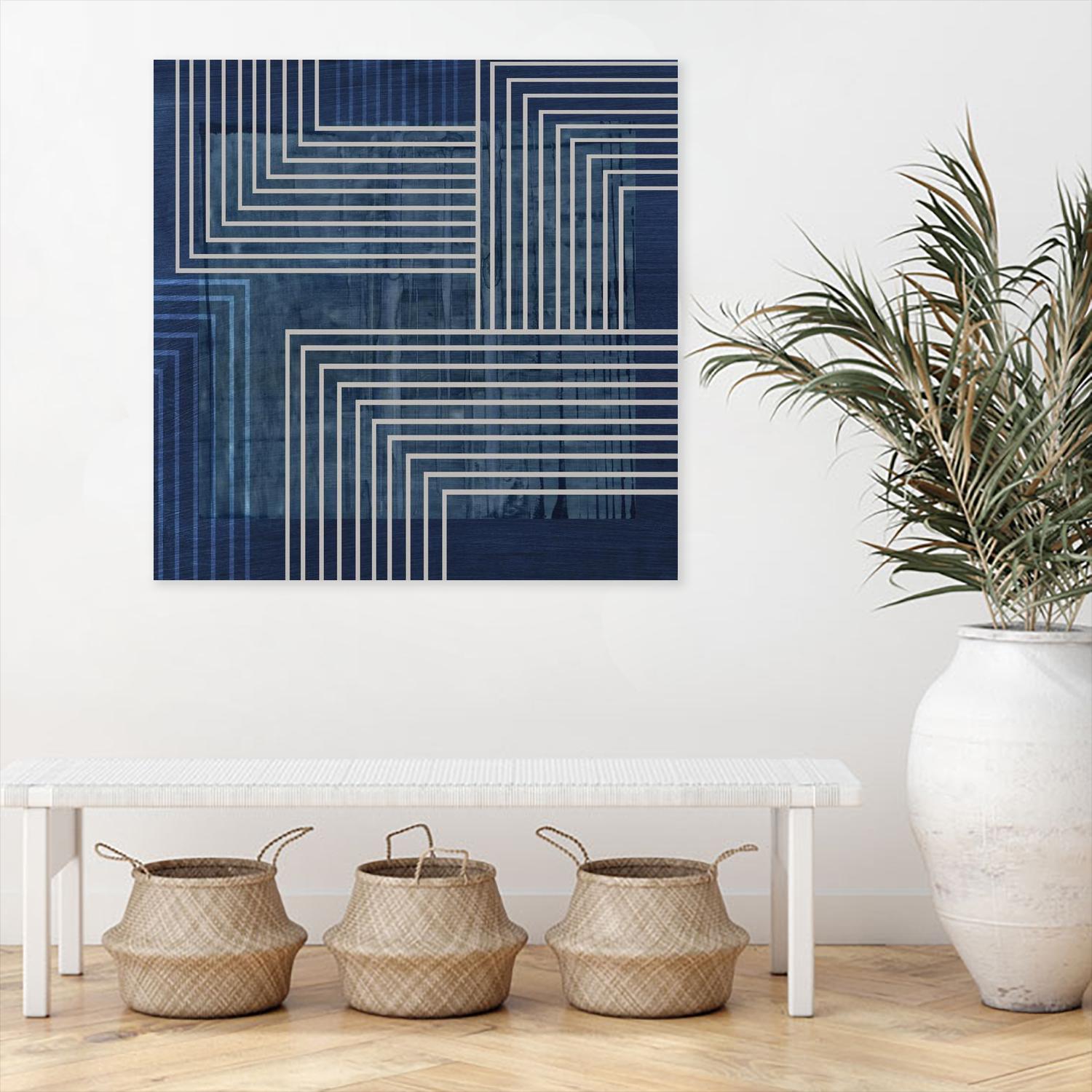 Beneath the Dark Blue Waves II by PI Studio on GIANT ART - abstract