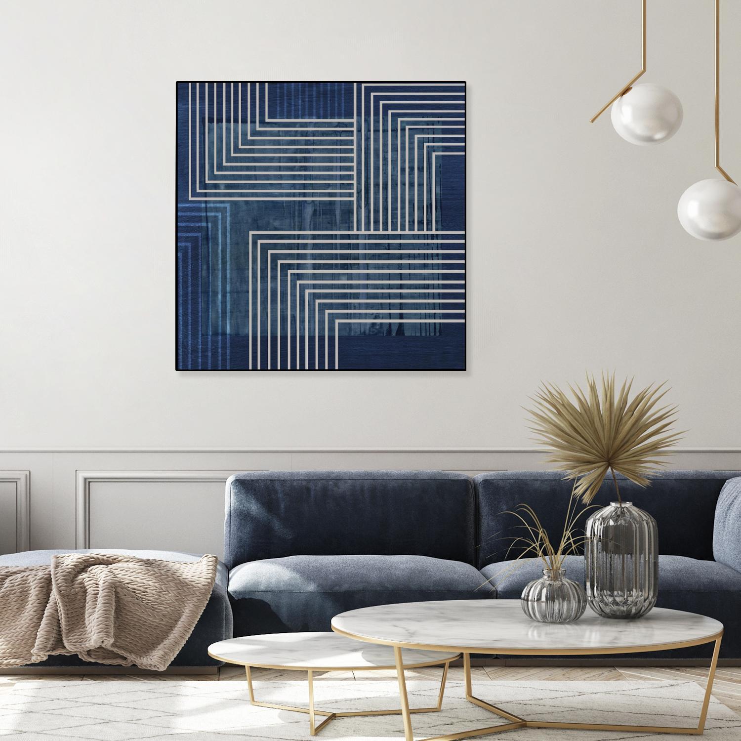 Beneath the Dark Blue Waves II by PI Studio on GIANT ART - abstract