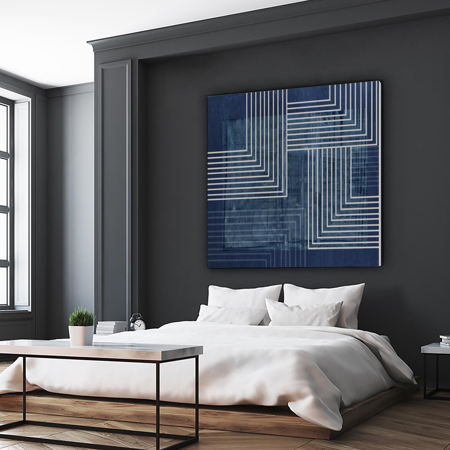 Beneath the Dark Blue Waves III by PI Studio on GIANT ART - abstract