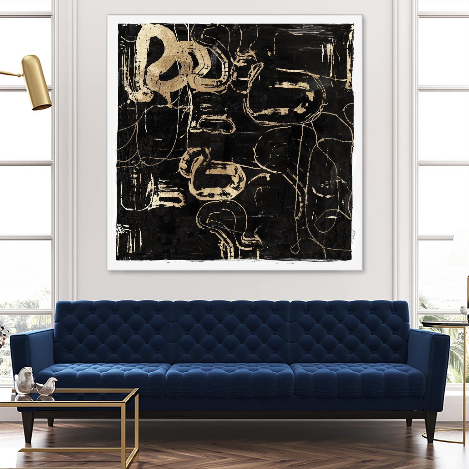 Golden Silence II by PI Studio on GIANT ART - abstract