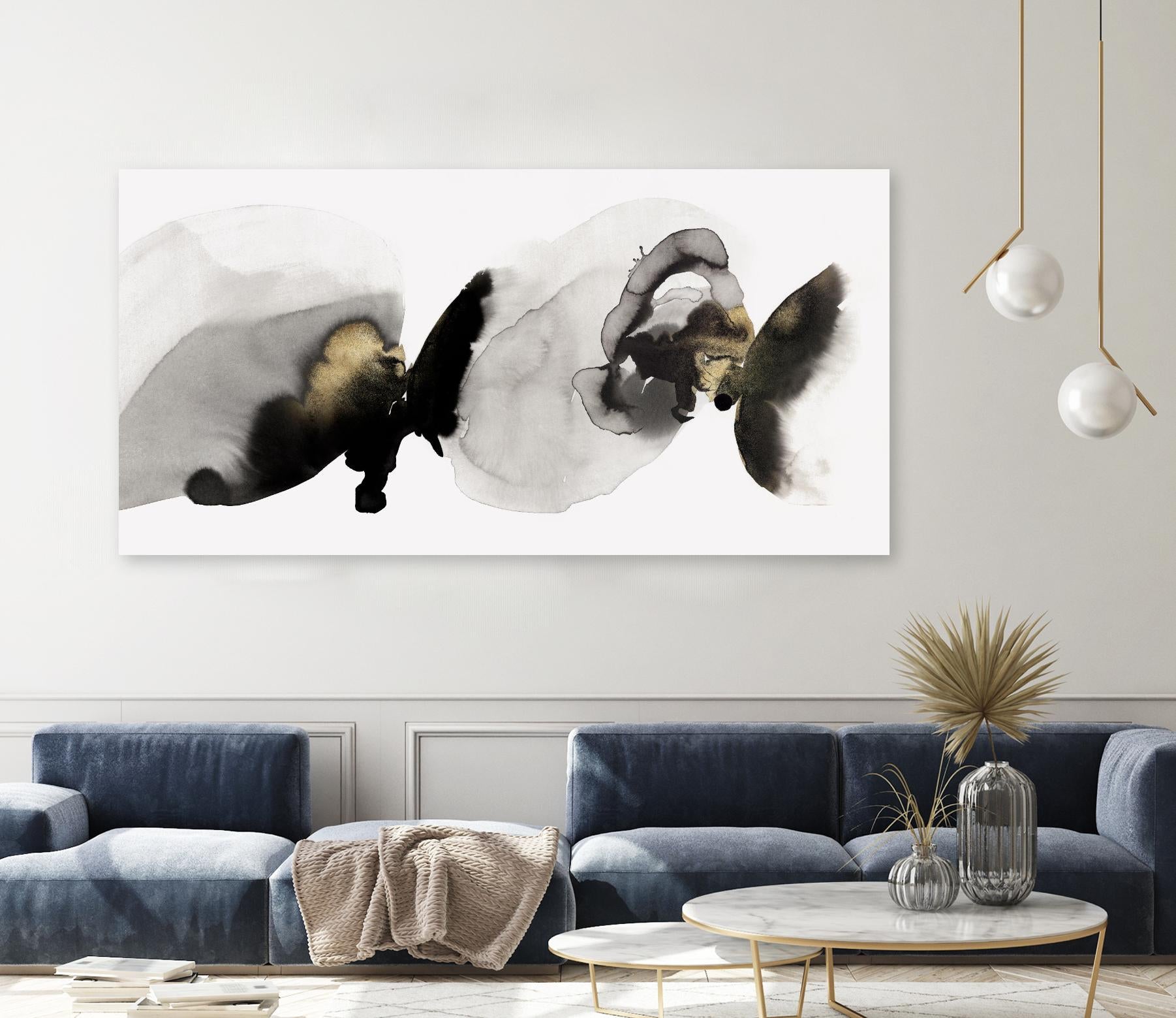 Flowing Rythm I by PI Studio on GIANT ART - gold abstract abstract