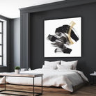 Golden Brushstroke II by PI Studio on GIANT ART - gold abstract abstract
