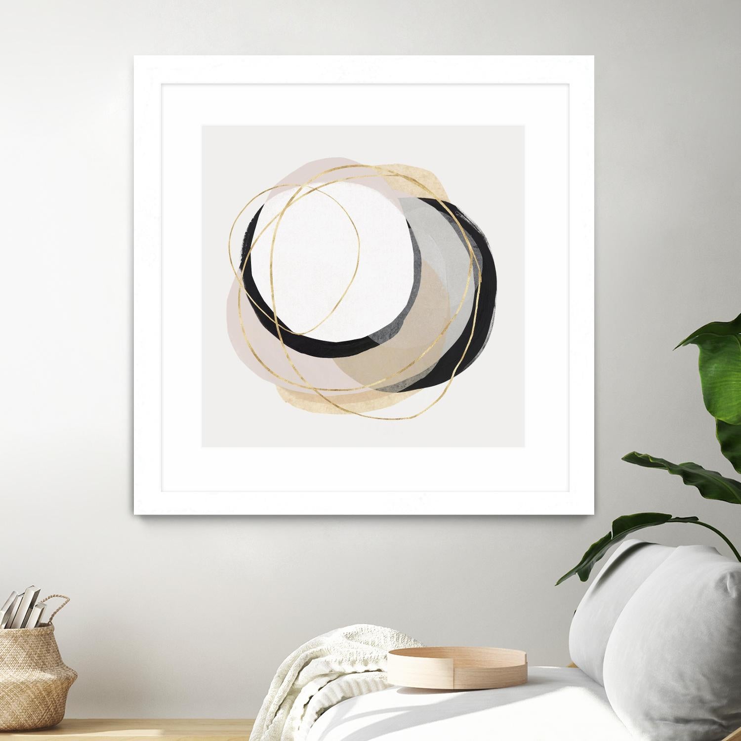 Ring of Gold I by PI Studio on GIANT ART - gold abstract abstract