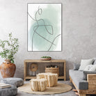 Follow Green II by PI  Studio on GIANT ART - green linear lines