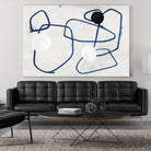 Midblue I by PI Studio on GIANT ART - blue linear