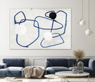Midblue I by PI Studio on GIANT ART - blue linear