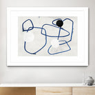 Midblue I by PI Studio on GIANT ART - blue linear