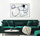 Midblue I by PI Studio on GIANT ART - blue linear