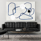 Midblue II by PI Studio on GIANT ART - blue shapes abstract