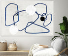 Midblue II by PI Studio on GIANT ART - blue shapes abstract