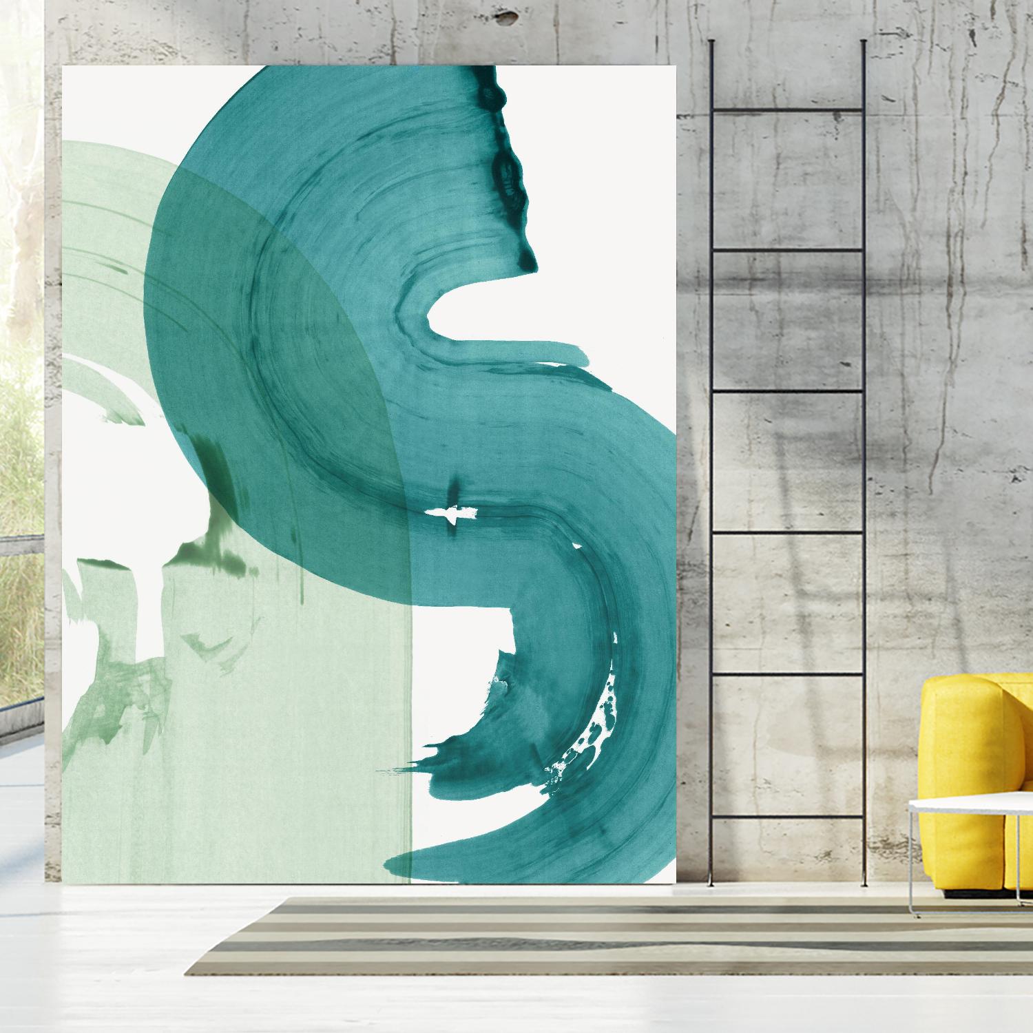 Green Movement I by PI Studio on GIANT ART - green abstract abstract