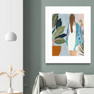 Plant Lady II by Pi Studio on GIANT ART - green botanical fashion