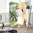Plant Lady III by PI  Studio on GIANT ART - green botanical tropical