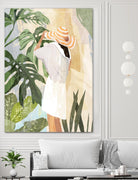 Plant Lady III by PI  Studio on GIANT ART - green botanical tropical