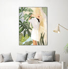 Plant Lady III by PI  Studio on GIANT ART - green botanical tropical