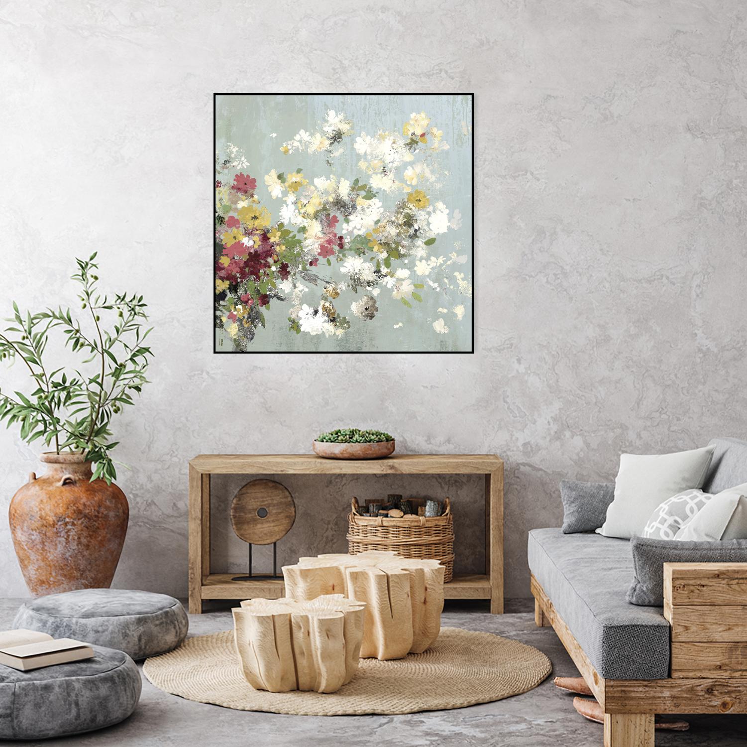 Abstract Bouquet II by Allison Pearce on GIANT ART - white floral