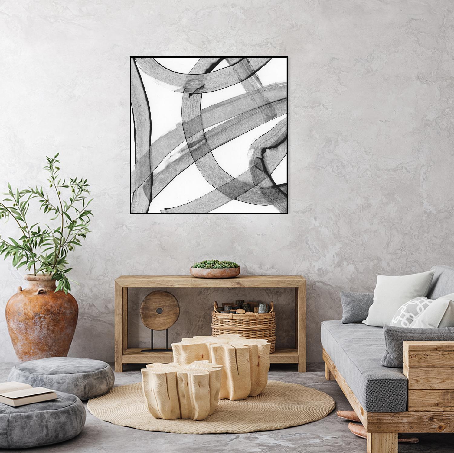 Gesture by PI Studio on GIANT ART - white abstract