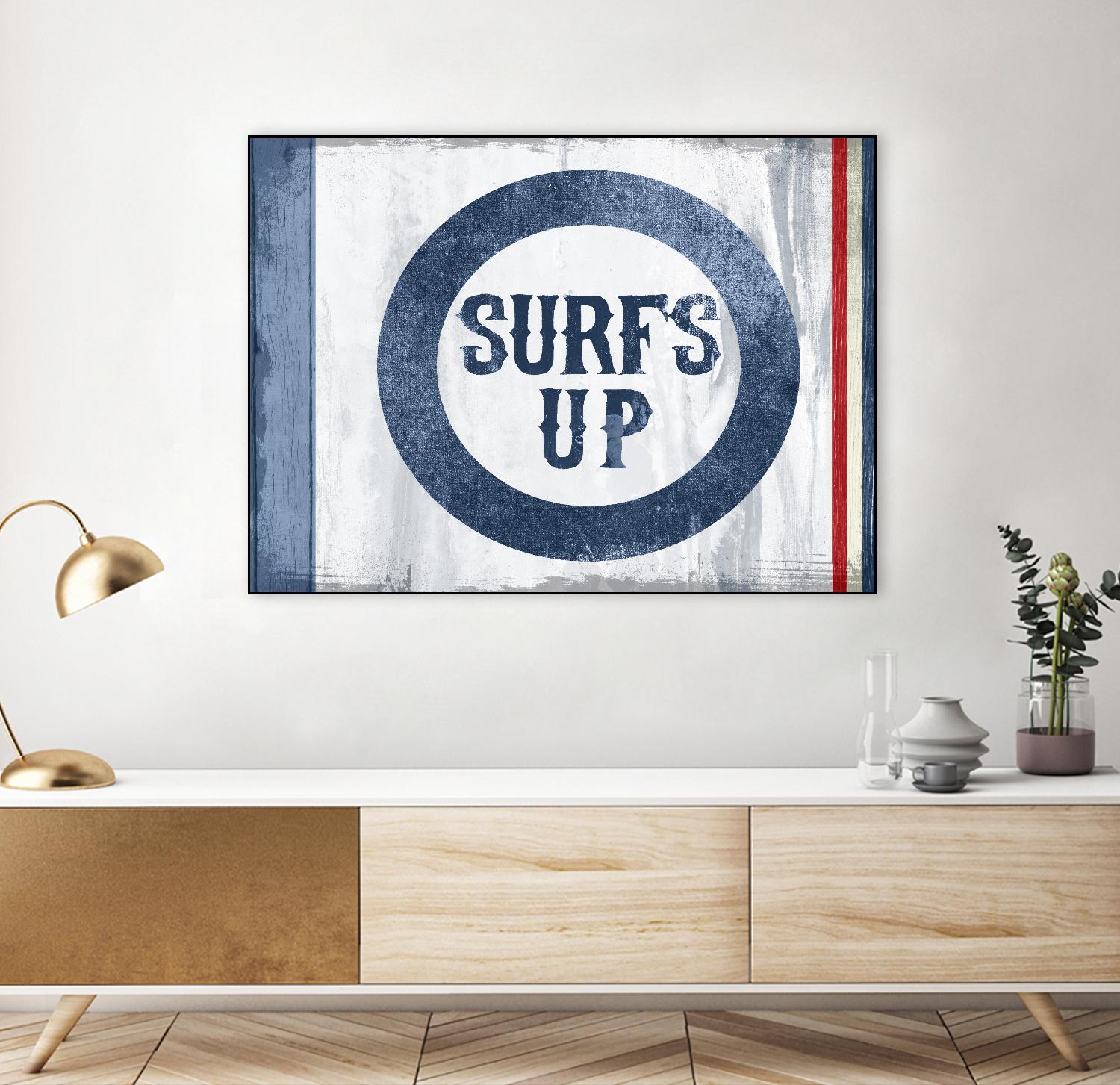 Surfs Up by PI Studio on GIANT ART - red quotes
