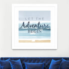 Let the Adventure Begin by PI Studio on GIANT ART - beige quotes