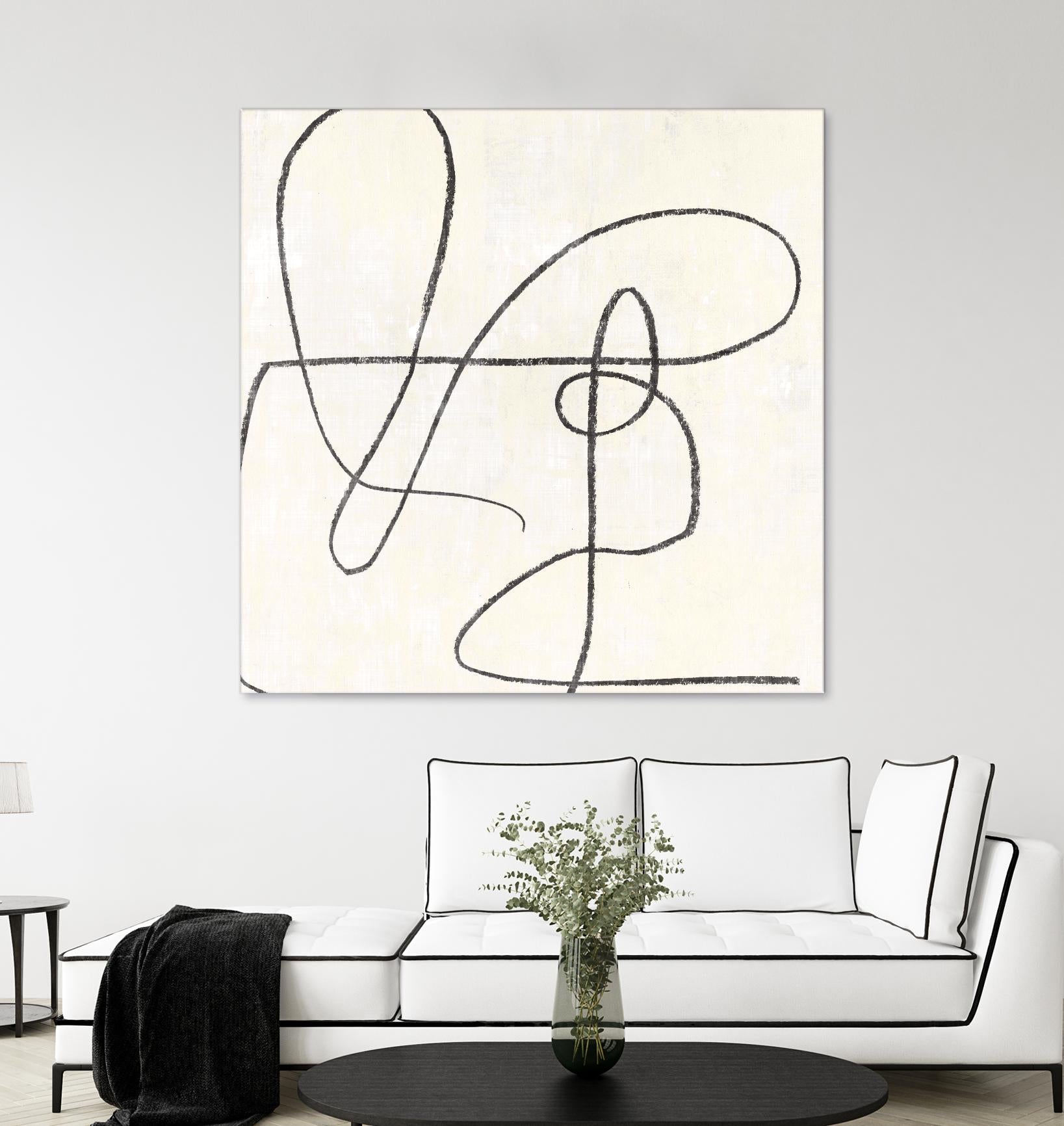 Juxtaposing by Pi Studio on GIANT ART - white linear linear art