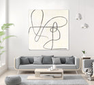Juxtaposing by Pi Studio on GIANT ART - white linear linear art