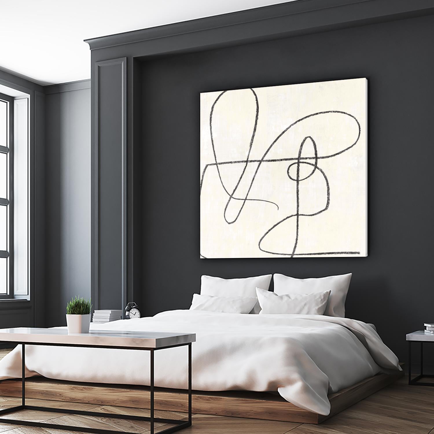 Juxtaposing by Pi Studio on GIANT ART - white linear linear art