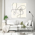 Juxtaposing by Pi Studio on GIANT ART - white linear linear art