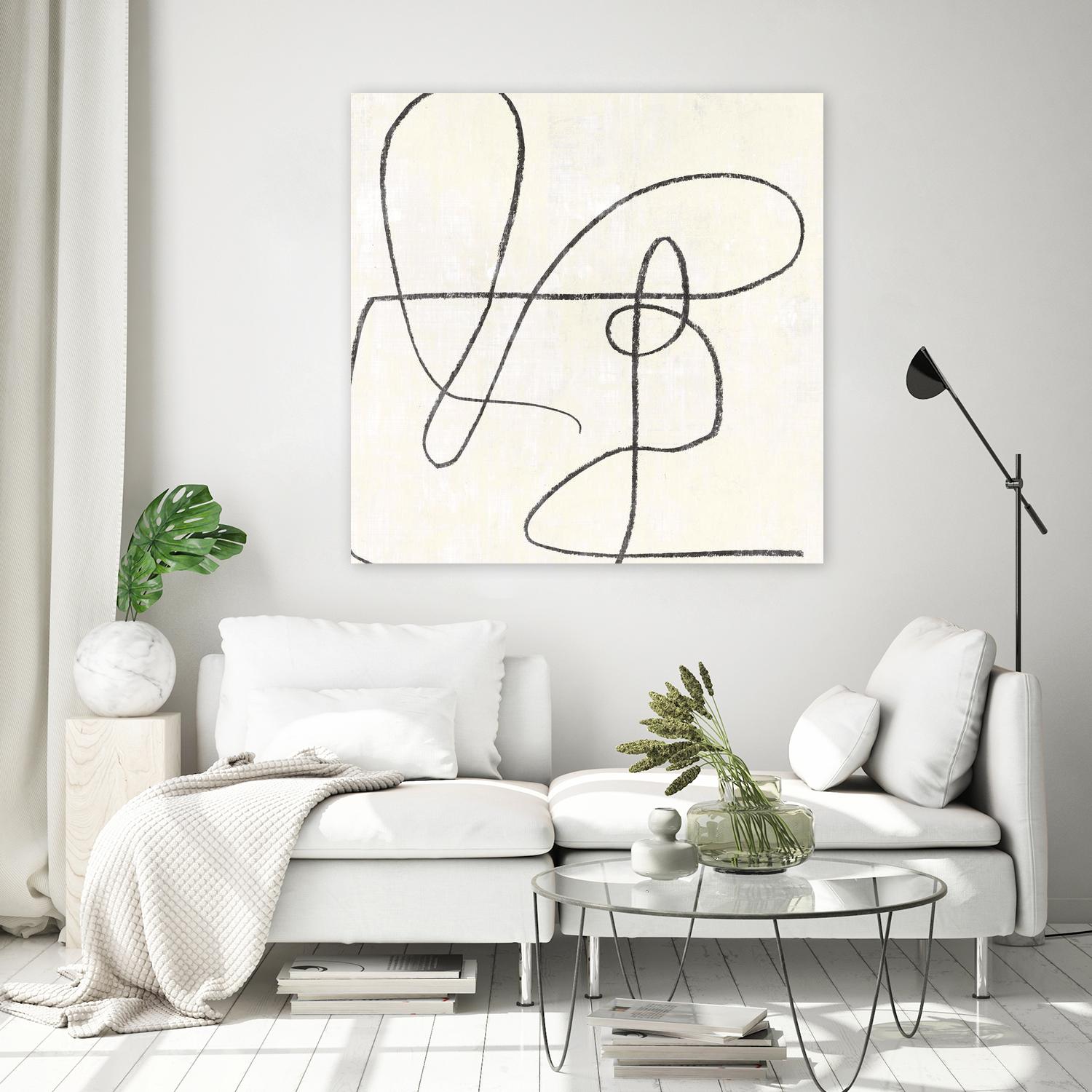Juxtaposing by Pi Studio on GIANT ART - white linear linear art