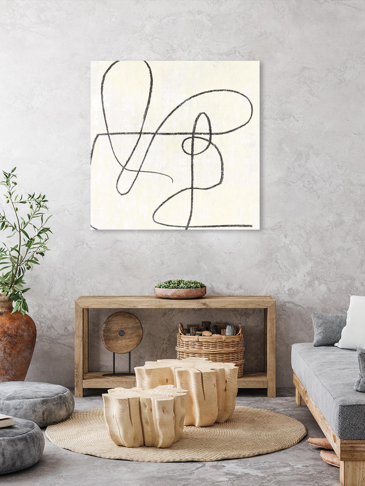 Juxtaposing by Pi Studio on GIANT ART - white linear linear art